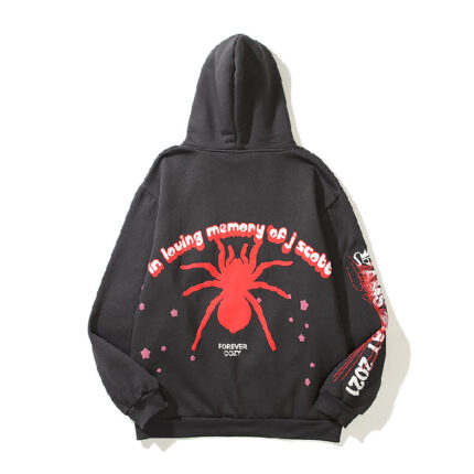 Spider Hoodie Black New Fashion
